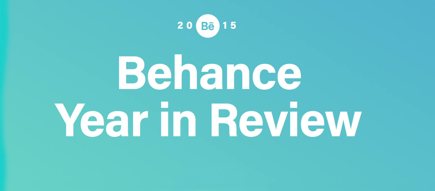 behance 2015 jahresrueckblick